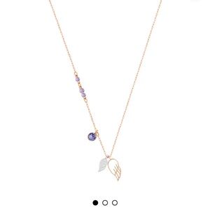 Swarovski wing necklace